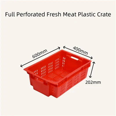 Kès plastik plen vyann fre perforé